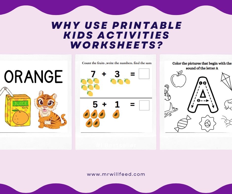 Printable Kids Activities Worksheets