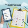,000+ Fun & Educational Activity Worksheets for Kids – Learn & Play Bundle - PDF