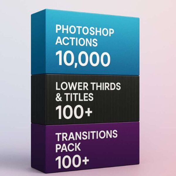10000 Graphic & Video Editing Bundle