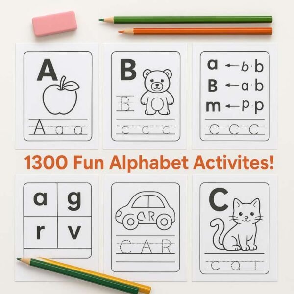Alphabet Worksheets A–Z Activities for Kids