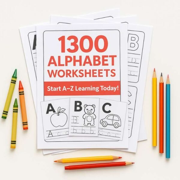 Alphabet Worksheets A–Z Activities for Kids