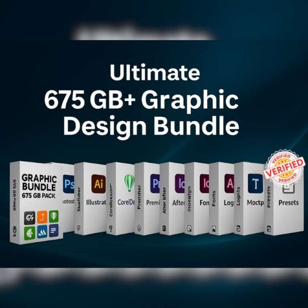 675 GB Graphic Design Bundle – All-in-One Pack