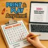 300+ Best Word Search Worksheets for Kids
