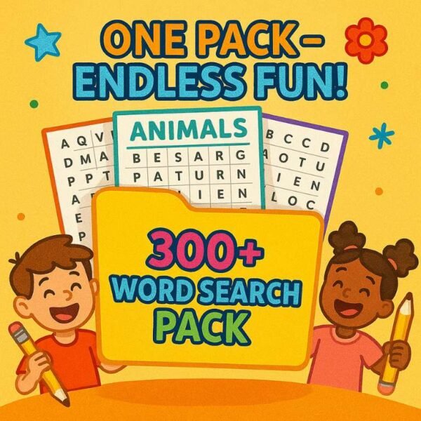 300+ Best Word Search Worksheets for Kids
