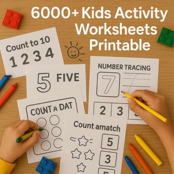 6000+ Fun & Educational Kids Worksheets