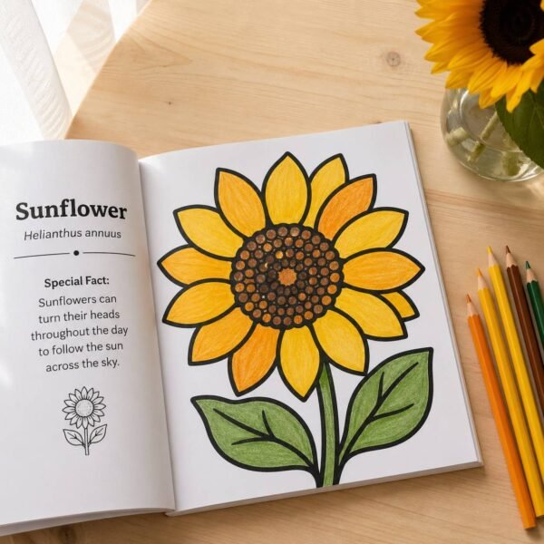 Big Bold Flowers Coloring Book for Shaky Hands Easy Grip PDF