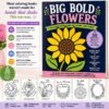 Big Bold Flowers Coloring Book for Shaky Hands Easy Grip PDF